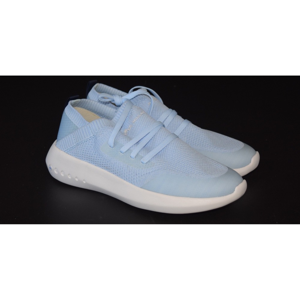 Peter Millar Hyperlight Apollo Sneaker Women Size 8 Light Blue Excellent Knit